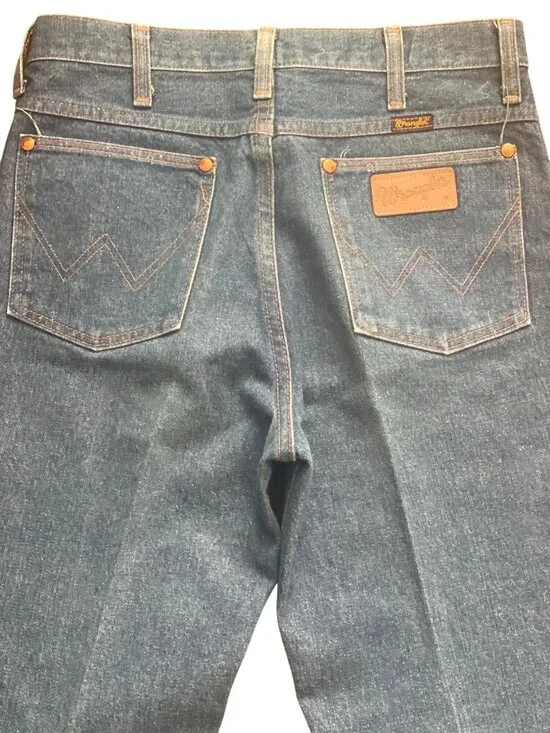 Vintage Wrangler Cowboy Cut Straight Leg Printed Women’s Jeans 31x36 USA Talon - Picture 7 of 15